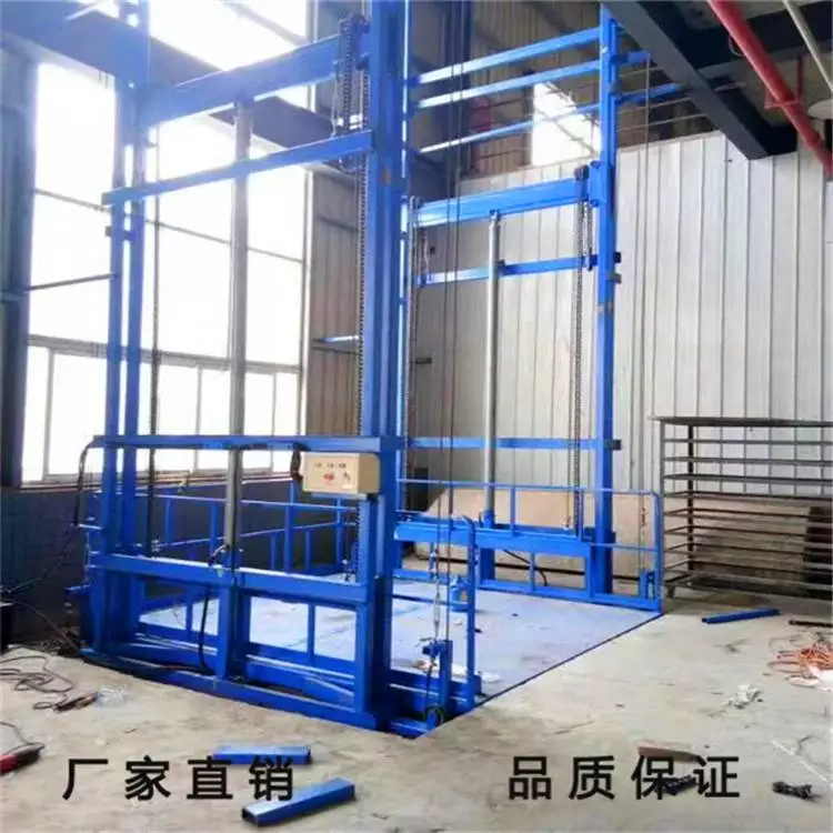 液压升降货梯溢流阀如何调节_载货电动升降货梯 导轨式升降机 厂房液压货梯